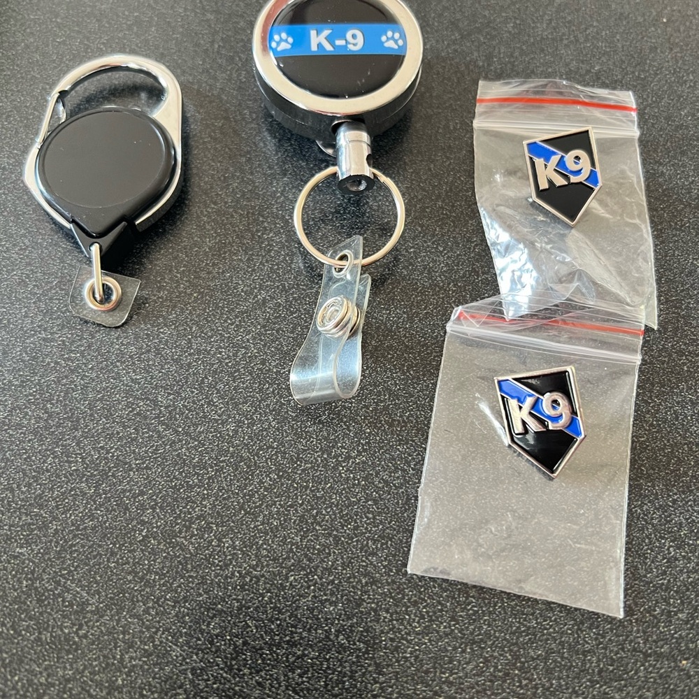 Retractable ID Holders & K9 Pins